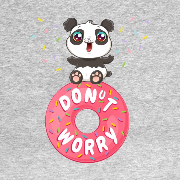 Panda on donut by Sir13